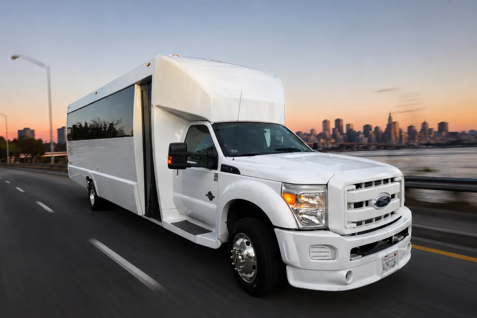 Party bus exterior, Bay Area