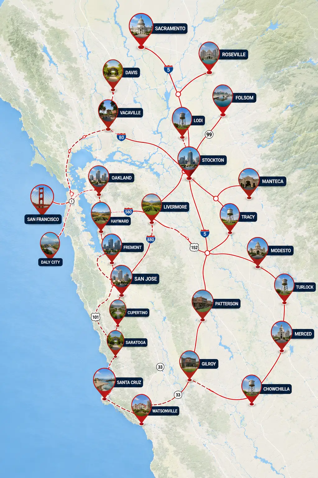 bay area map